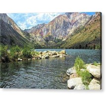 Acrylic Print "Convict Lake Marina" - $68.29 - $334.12