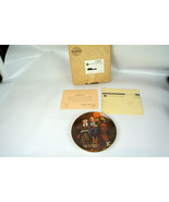Vintage Knowles Norman Rockwell Collector Plate Evening&#39;s Ease - $14.85 CAD