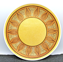 Anchor Hocking &quot;Honey Gold&quot; Plate - Ironstone - Aztec style design - £8.85 GBP