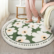 Nordic Flower Rug Fluffy Flower Shaped Rug, Floral Rug, Decorative Flower Rug - £22.01 GBP