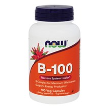 NOW Foods B100 Complex, 100 Capsules - $17.29