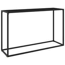 Console Table Black 47.2&quot;x13.8&quot;x29.5&quot; Tempered Glass - $122.99