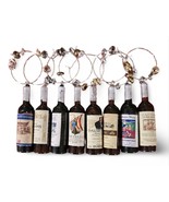 Charm Tags 8-12 Pc Stem Glass Choice Theme + Pouch Wine Holiday Party Gift - $9.69 - $12.60