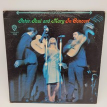Peter Paul and Mary In Concert Warner Brothers 1555 Record Album Vinyl LP - £4.66 GBP