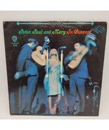 Peter Paul and Mary In Concert Warner Brothers 1555 Record Album Vinyl LP - $5.93