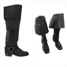 Durango Harnes Biker Boots Overknees Musketeer/Pirate Tall Boots Black 10.5 - $321.75