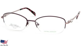 New Laura Ashley Bailey C3-PURPLE Eyeglasses Glasses Titanium Frame 53-17-135mm - £46.09 GBP