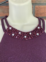 Long Formal Gown Size 4 Cutaway Neck Sparkle Metallic Sleeveless Dress J... - $26.60