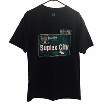 WWE Brock Lesnar Suplex City T Shirt Black Size L Professional Wrestling... - £18.63 GBP