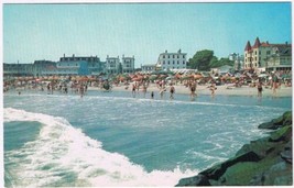 Postcard Cape May Beach Looking West Cape May New Jersey - £2.95 GBP