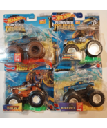 Hot Wheels Monster Trucks BIGFOOT set of 4 different 1/64 Scale Diecast ... - $35.96