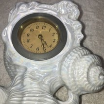 Antique/Vintage  Shell Clock. Conch She’ll Wind Up Works. TestedCool, Cool, Cool - £103.38 GBP