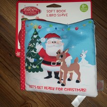 Rudolph The Red-Nosed Reindeer Soft Book for Infants Crinkle Sounds 0 Months New - £9.59 GBP