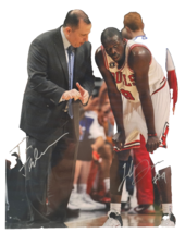 Luol Deng and Tom Thibodeau signed Chicago Bulls  8x10 Photo Autograph - $123.74