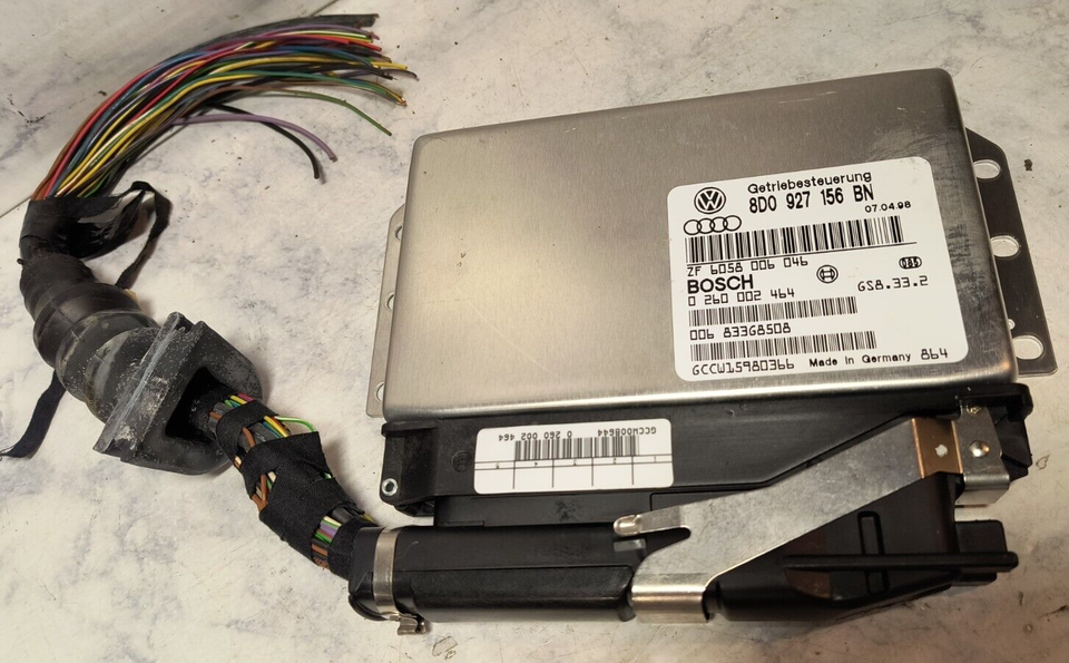 Plug &amp; Play 1998 Audi A4 S4 Transmission Control Module Computer TCU 8D0... - $147.51