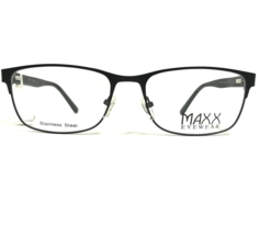 Maxx Brille Rahmen ANDRE BLACK Rechteckig Voll Felge Extragroß 59-18-150 - $50.01