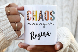 Chaos Manager Mug, Manager Coffee Mug, Boss Day Gift For Women, Manager ... - £13.36 GBP