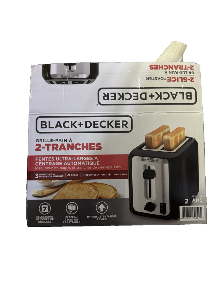 Black + Decker 2-Slice Toaster - $6.81