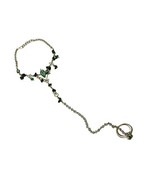 Mia Jewel Shop Teardrop Stone Chip Stone Dangle Silver Metal Chain Link ... - $369.73 MXN