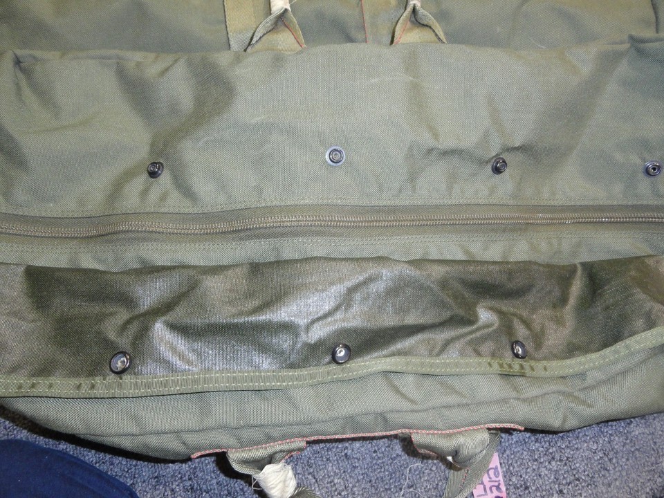 AVIATOR KIT BAG OD GREEN JUMP MASTER AIRBORNE PARATROOPER FLIGHT CREW CHIEF 6627 Item image 10