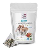 lung support supplement - RESPIRATORY &amp; LUNG SUPPORT TEA 14 DAYS - antio... - £14.06 GBP
