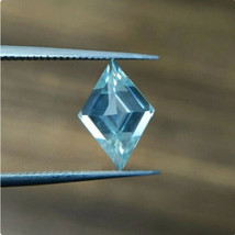 10.00 Carat Blue Lozenge Shape Antique Loose Moissanite Diamond For Jewelry - £35.24 GBP+