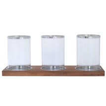 Rojo 16 SS1102L 40 x 15 x 12 in. Amalfitana Old Wood Candle Holder, Large - $231.63