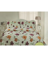 Floral Bedspread 3 Piece   Quilted Bedspread Set Queen &amp; King Size 3 Piece - £56.37 GBP+