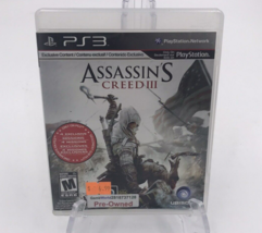 Assassin’s Creed 3 III (PS3 Sony PlayStation 3, 2012) Complete - £7.01 GBP