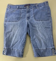 Gloria Vanderbilt Skimmer Capri Shorts Women’s 18W Blue - $24.75