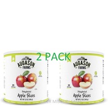 2 Pack Augason Farms Dehydrated Apple Slices Certified Gluten Free Long Term 25Y - £55.22 GBP