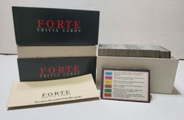 1984 Forte Trivia Cards Volume 1 Trivial Pursuit Expansion 6000 Questions  - £11.87 GBP