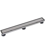 OATEY Designline 28 in Linear Shower Drain with Tile-In Pattern Stainles... - $88.15 CAD
