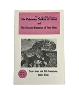 1955 Texas Game &amp; Fish Bulletin No. 31 Poisonous Snakes of Texas John E.... - $40.02 CAD