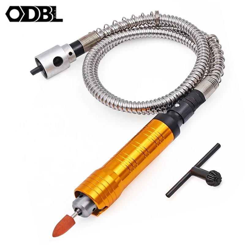 6mm Rotary Angle Grinder Attachment Flexible Flex Shaft + 0.3-6.5mm Dril... - $5,246.31 MXN