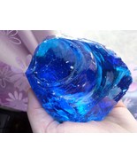 Andara crystal - monatomic andara glass - merlin blue  - JA52 - 580 grams - $61.88