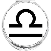 Libra Zodiac Compact with Mirrors - Perfect for your Pocket or Purse - $11.76