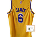 LeBron James Signed Autographed #6 Los Angeles Lakers Jersey/Shirt With COA - £466.66 GBP