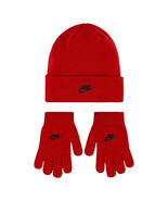 Nike Child Futura Red Beanie and Gloves Set for Boys and Girls Size 2/4 T - €20,25 EUR