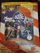 Southland&#39;s Full Throttle Magazine For Motorcycle Enthusiasts April 2004 - £9.49 GBP