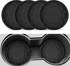 Car Cup Holder Coaster 4PCS Silicone Cup Holders Embedded in Decoration Coasters - £11.19 GBP