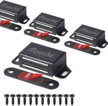 Mousike Cabinet Magnets 30lb Black Door Magnets with Strong Magnetic for  - $20.97