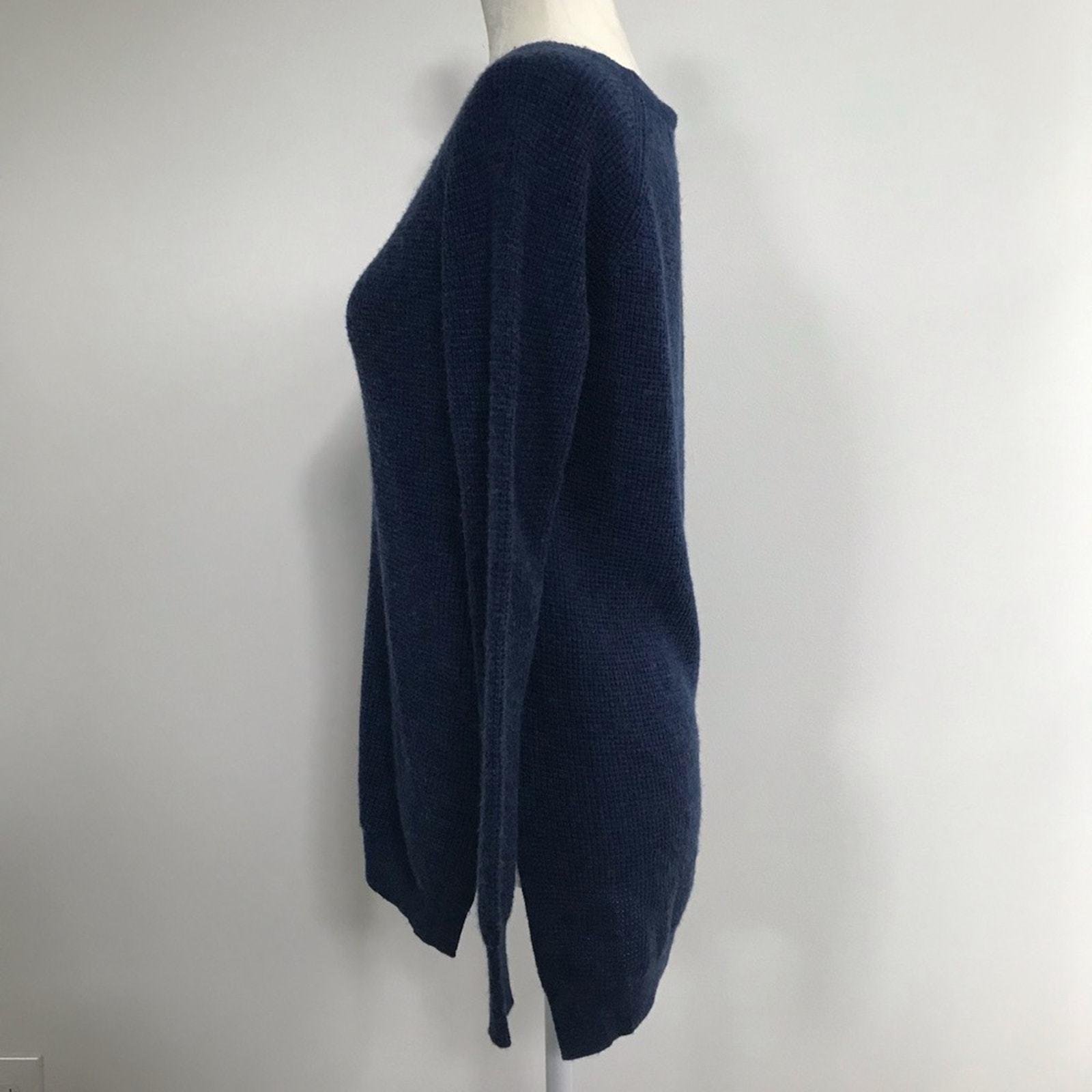 Madewell Wafflestitch Pullover Sweater Navy XS Item image 2