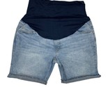 Time And Tru Women&#39;s Maternity Shorts Light Wash XL (16-18) - $9.89