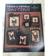 CROSS STITCH LEAFLET TWEED AND TWINKLE SANTAS #41 Need&#39;l Love Company - £9.17 GBP