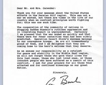 President George Bush Autopen Signed Letter on Embossed White House Lett... - $67.27