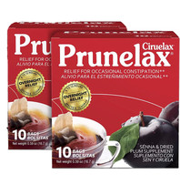 2 X Prunelax Ciruelax Natural Laxative Regular Tea, 10 Tea Bags NEW - £14.50 GBP