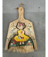 Table Brush Crumb Catcher Wooden Folk Art Kitchen Silent Bulter VTG 1950... - €25,63 EUR