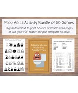 Activities to do while you number two adult activity book, Poop Fun, Thi... - $3.00