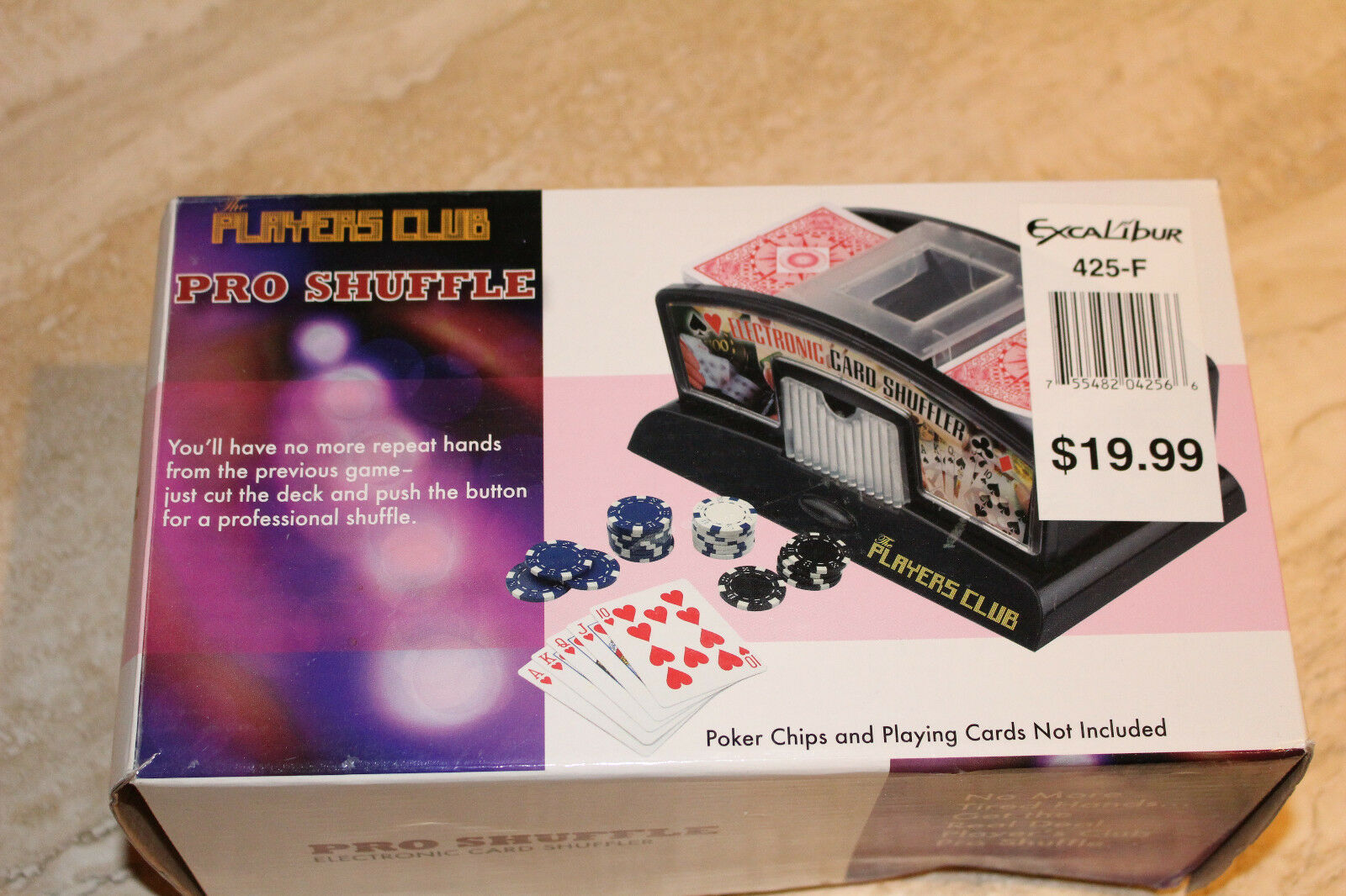 Players Club Pro Shuffle - Electronic Card Shuffler (Batteries Not Inclu... - $16.82